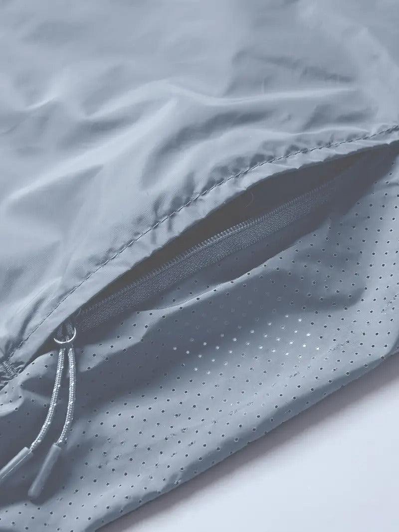 Herren-Sonnenkapuzenpullover mit LSF 50+ – Leichter Reißverschluss mit Taschen | Feuchtigkeitsableitend und atmungsaktiv | 2208