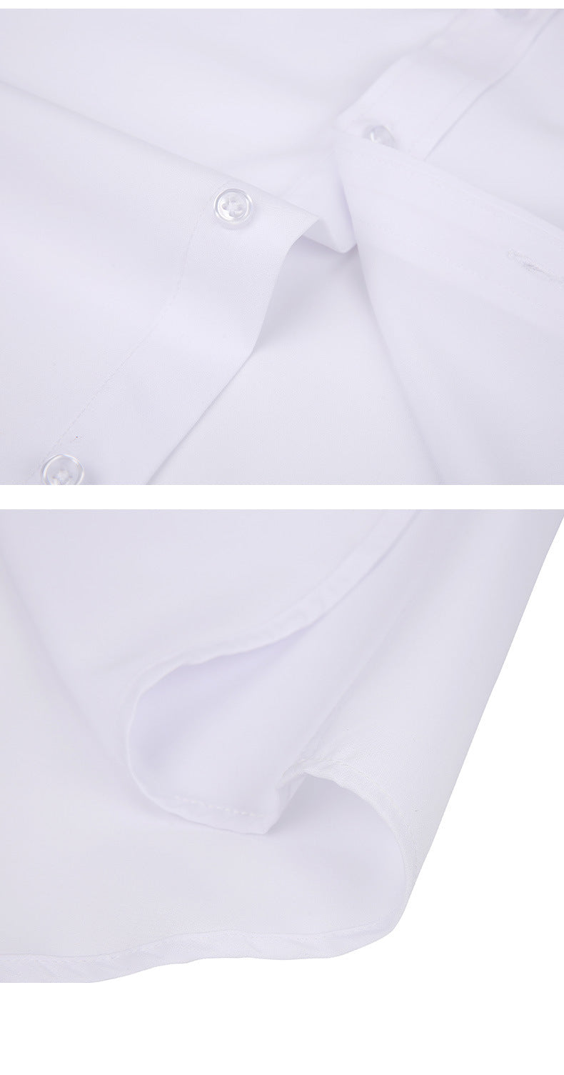 Herren Elastizität Formelles Hemd Langarm Hochzeit Slim Fit Bügelfreie Hemden Top | W7