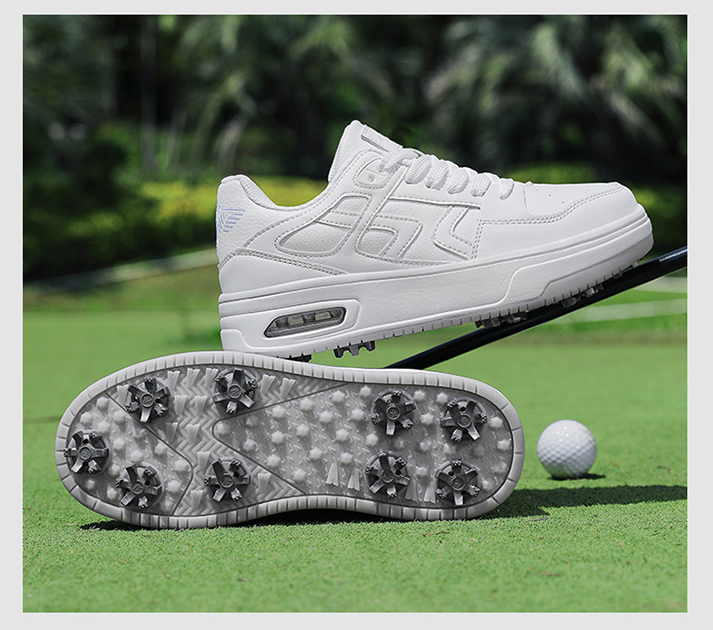 Unisex Waterproof Anti-slip Golf Shoes Professional Spiked Sneakers Athletic Casual Trainers| X73