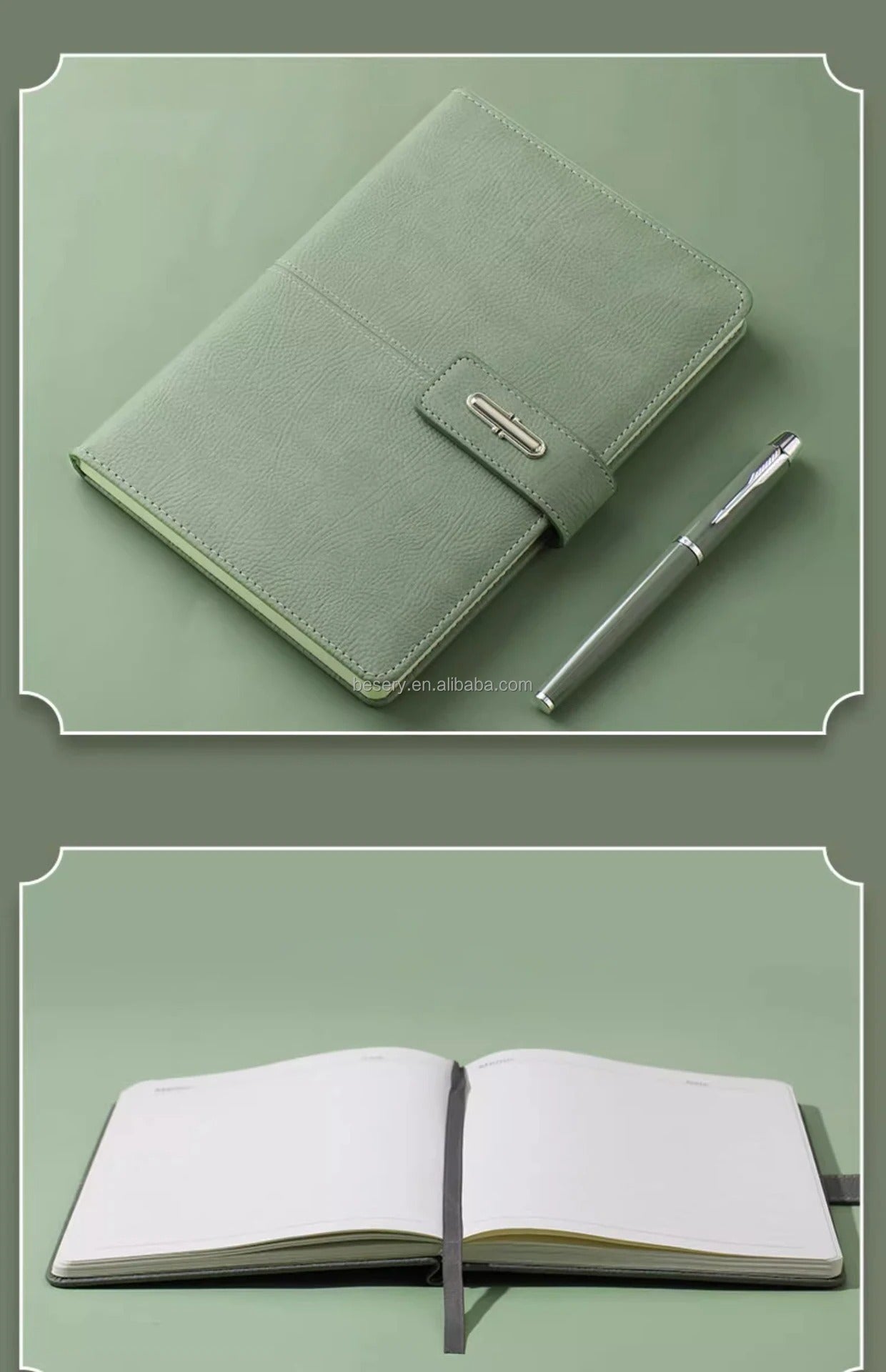 Premium A5 Notizbuch Geschenkset mit Stift USB-Stick & Thermobecher Geschenkset | 11111