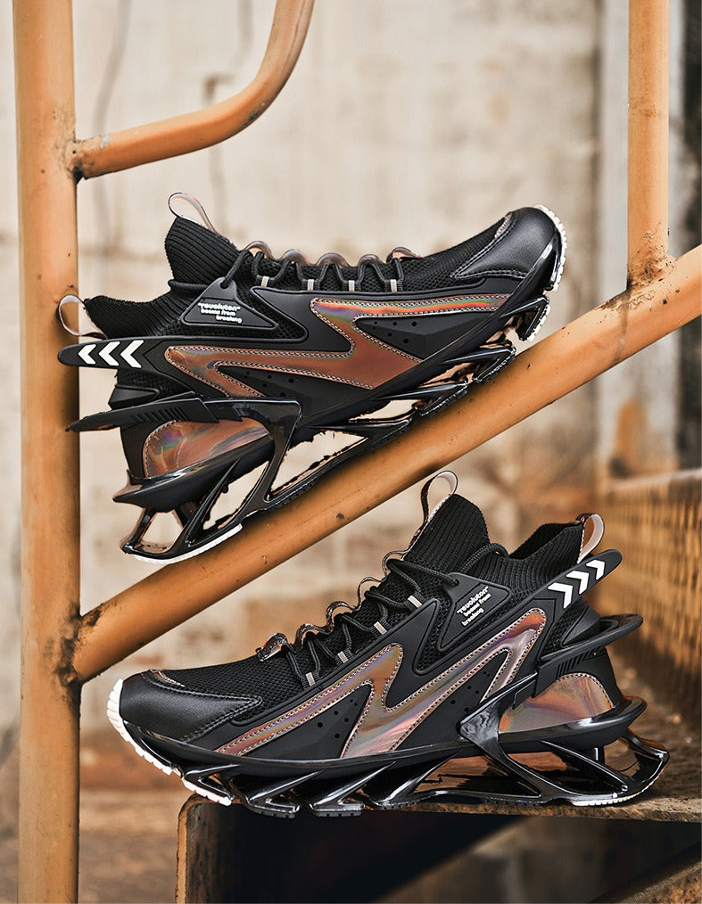 Leichte Laufschuhe für Herren, modisch, lässig, fliegend, gewebt, Turnschuhe, Blade-Sportschuhe | 1236