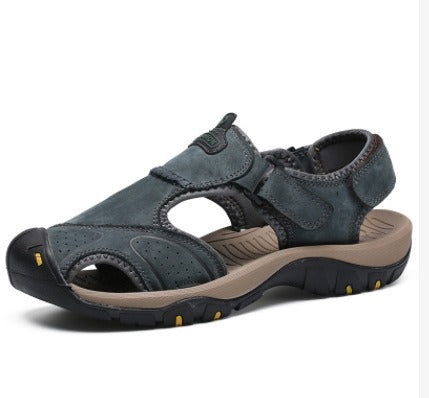 Neuankömmling Echtes Kuhleder Sommer Wandern Strand Wasser Sandalen | 7238