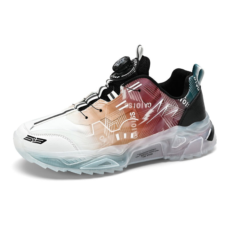 Leichte Herren-Outdoor-Wanderschuhe aus Mesh mit drehbarer Schnalle, bequeme, rutschfeste Schnürschuhe | 6608