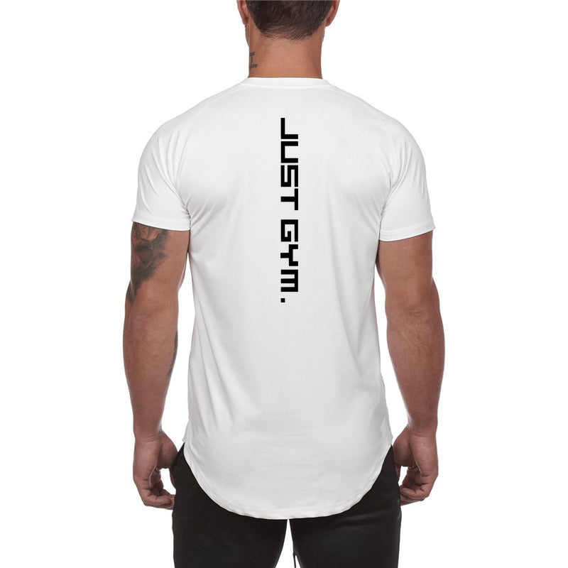 Herren Mesh Schnelltrocknend Atmungsaktiv Fitness Bodybuilding O-Ausschnitt Slim Fit Tops | 6643