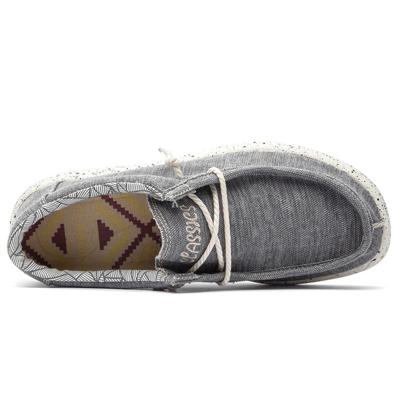 Freizeitschuhe aus Segeltuch für Herren – DUDE-Style, rutschfeste Sneaker für den Alltag | 8802