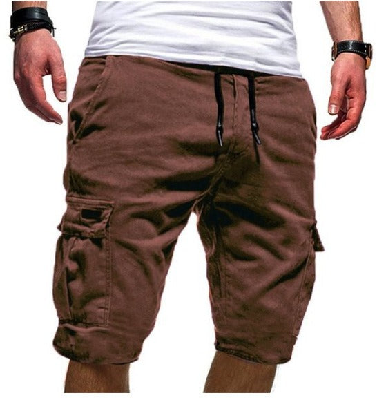 Sommer Casual Outdoor Patchwork Taschen Overalls Sport Tooling Shorts Hosen | DK-05
