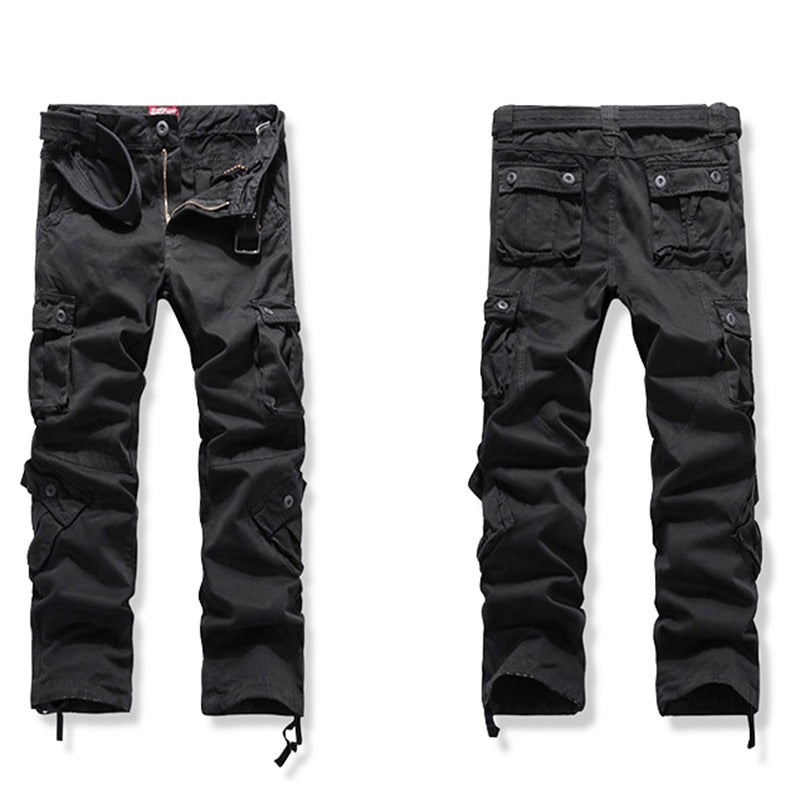 Herrenhose Cargohose Outdoor Multi-Pocket Overalls Hose Übergröße Freizeithose |