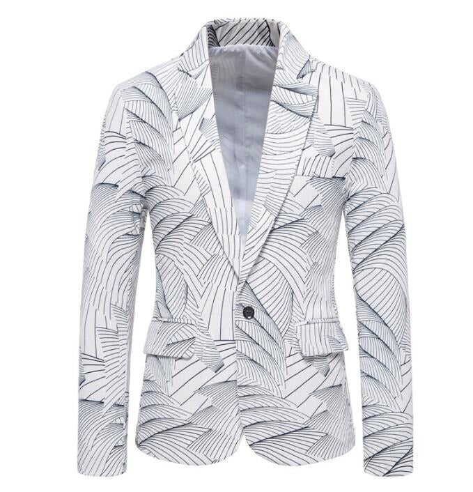 Herren Casual Classic Smart Fit Blazer Jacken Anzug Ein Knopf Leichte Manteljacke | X952