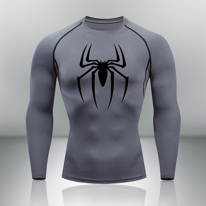 Atmungsaktive, elastische Strumpfhose mit langen Ärmeln, schnelltrocknendes Workout-Fitness-Shirt | Jan-13