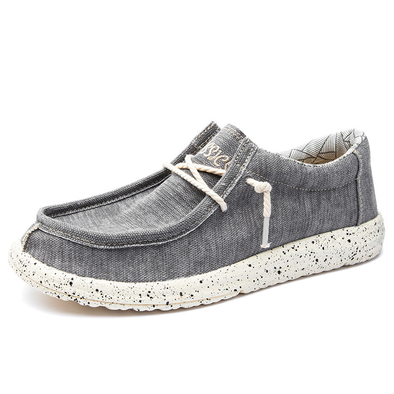 Freizeitschuhe aus Segeltuch für Herren – DUDE-Style, rutschfeste Sneaker für den Alltag | 8802