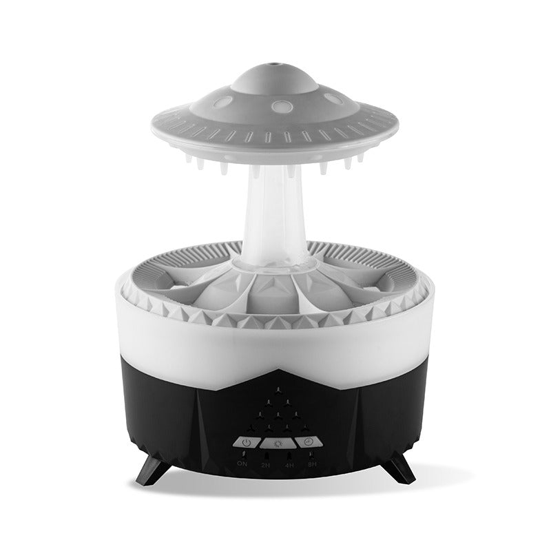 Fernbedienung Regentropfenwolke Luftbefeuchter 7 Farben LED Lampe UFO Aroma Diffusoren | X01