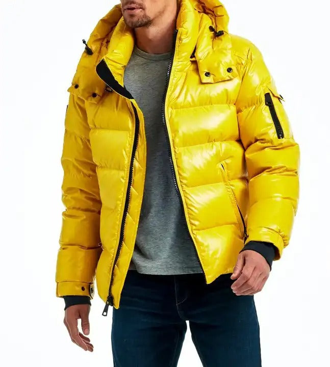 Herren Winter Dicke Jacke Wasserdicht Daunen Blazer Outdoor Warm Puffer Mantel | D5R113