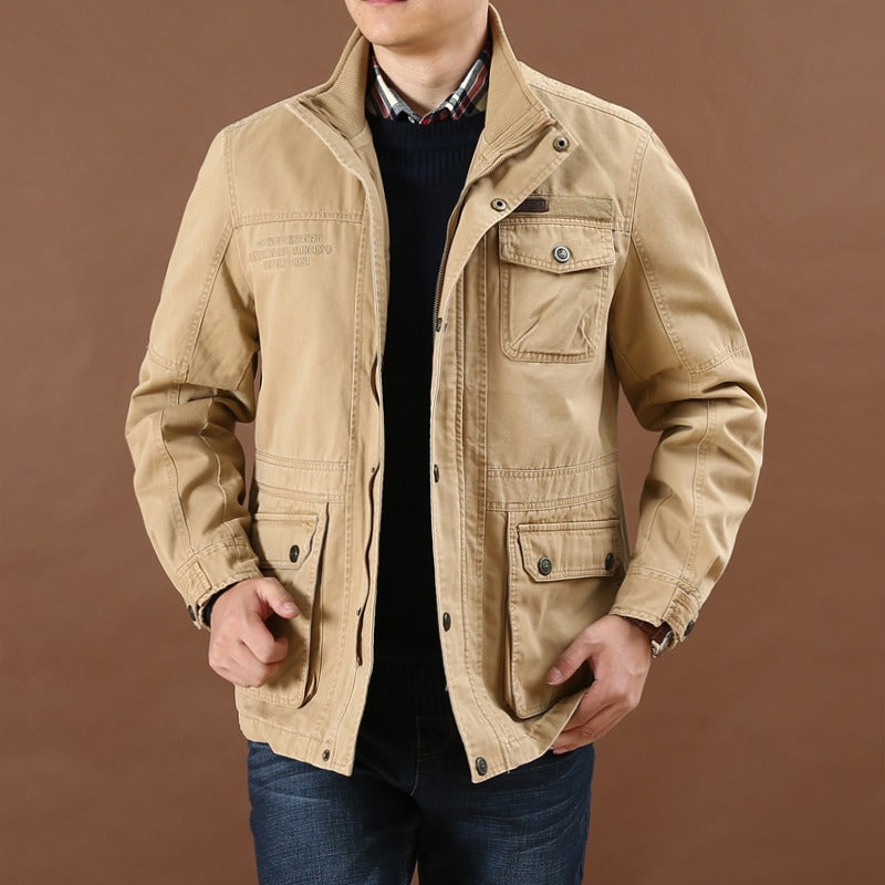 Herren Militärjacke mit mehreren Taschen, lässig, taktische Jacken, männlich, Caquetá Hombre | 9885