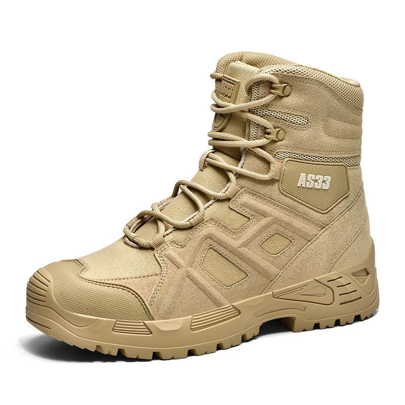 Wasserdichte Wanderstiefel für Herren, Militär, Kampf, Taktisch, Atmungsaktiv, Wüstenstiefel | 307