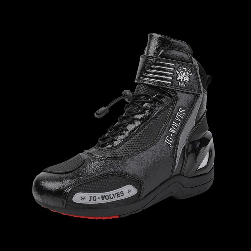 Designer Offroad Racing Motocross Stiefel Wasserdichte, rutschfeste, atmungsaktive Leder-Motorradschuhe | D98