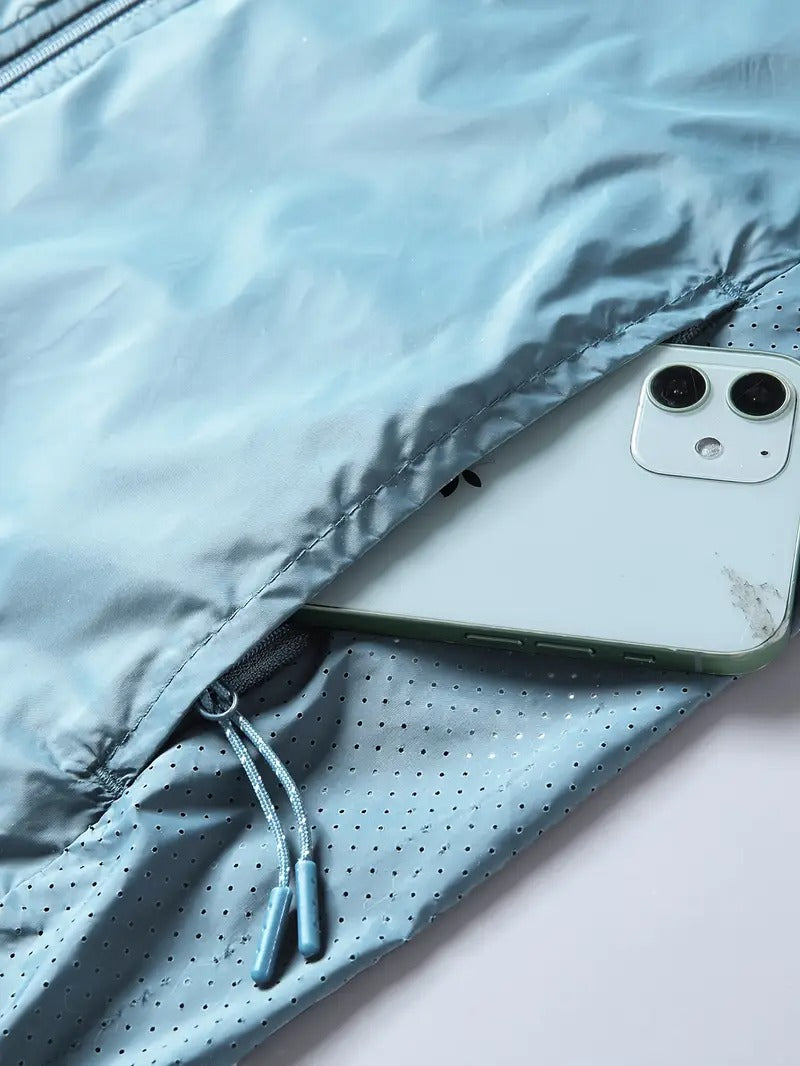 Herren-Sonnenkapuzenpullover mit LSF 50+ – Leichter Reißverschluss mit Taschen | Feuchtigkeitsableitend und atmungsaktiv | 2208