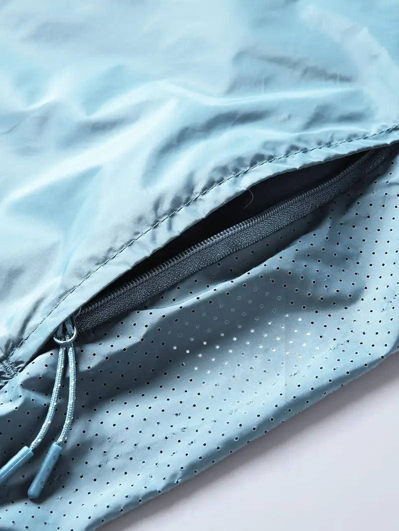 Herren-Sonnenkapuzenpullover mit LSF 50+ – Leichter Reißverschluss mit Taschen | Feuchtigkeitsableitend und atmungsaktiv | 2208