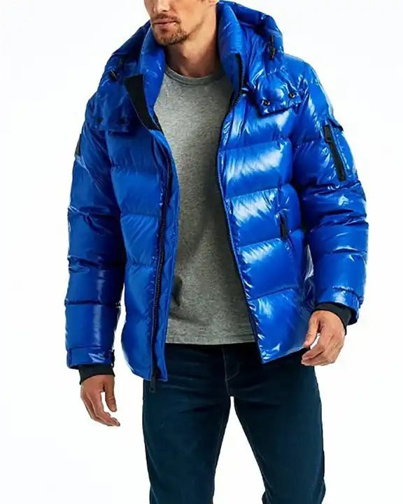 Herren Winter Dicke Jacke Wasserdicht Daunen Blazer Outdoor Warm Puffer Mantel | D5R113