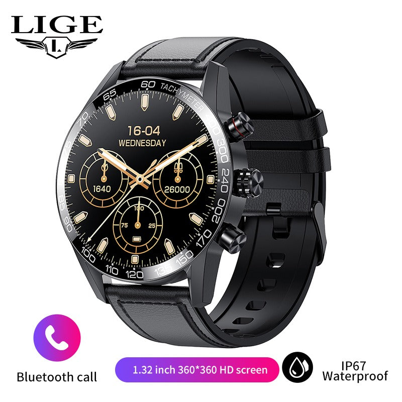 Herren-Smartwatch mit AMOLED-HD-Bildschirm und Bluetooth-Anruffunktion | BW0408