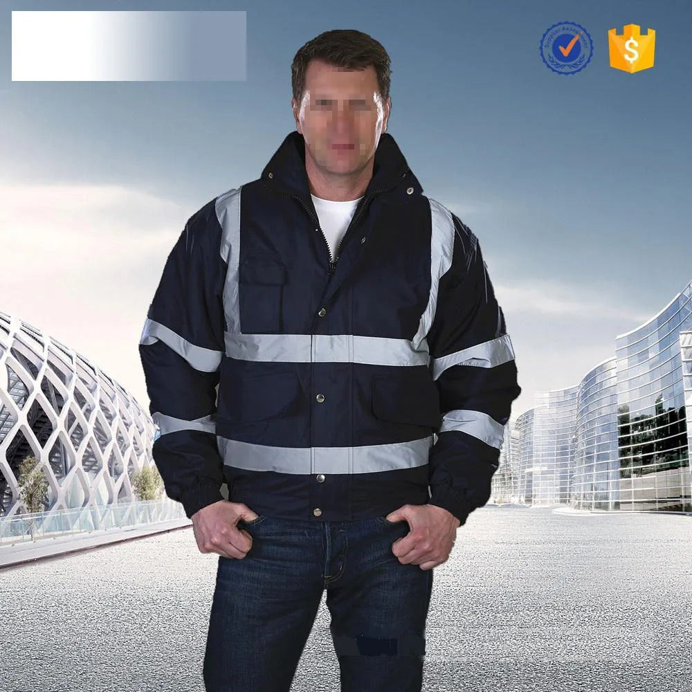 Warnschutz-Fleecejacken mit reflektierenden Warnschutzelementen – Warme Winter-Arbeitskleidung | GHVP211&218