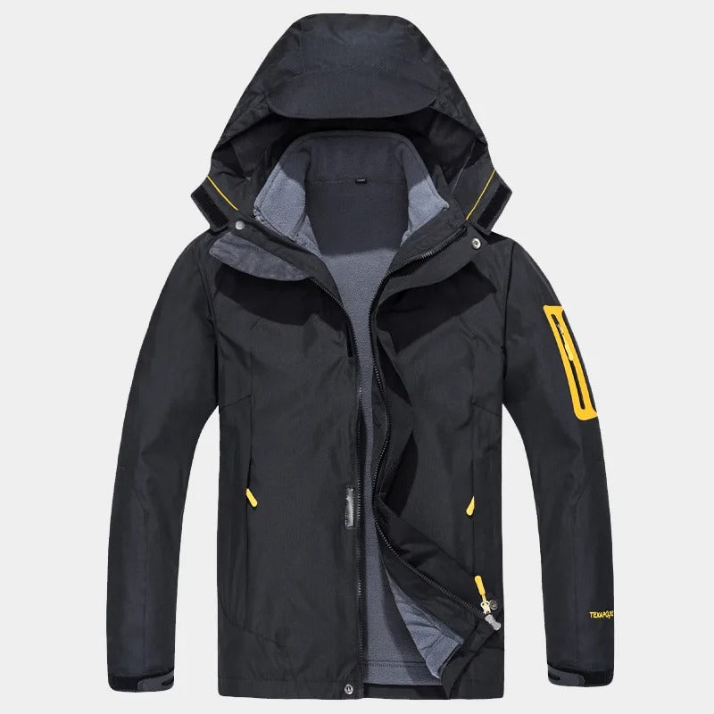 Herren-Skijacke – Warmes 3-in-1-Winterfleece, wasserdicht & mit Kapuze | SN3-SP10089