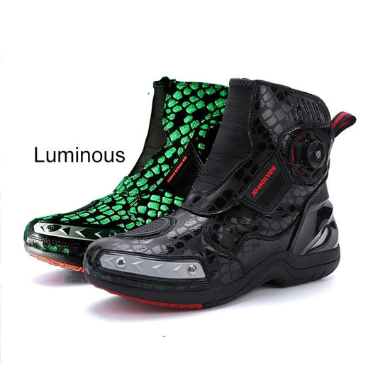 Professionelle Mountainbike-Stiefel aus schwarzem Leder | 666