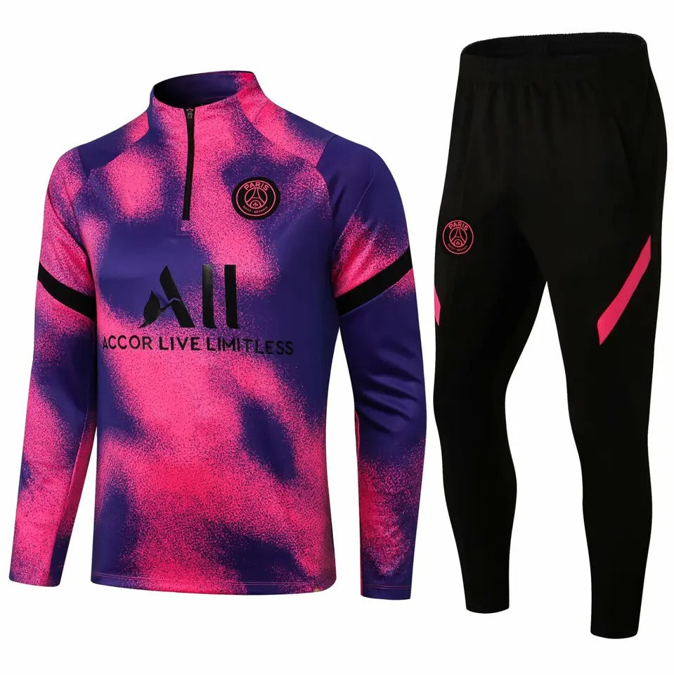 Herren Fußball-Trainingsanzug, Sport, Fitnessstudio, halber Reißverschluss, lange Ärmel, atmungsaktiv, Fußballtrikot, kompletter Trainingsanzug | 101
