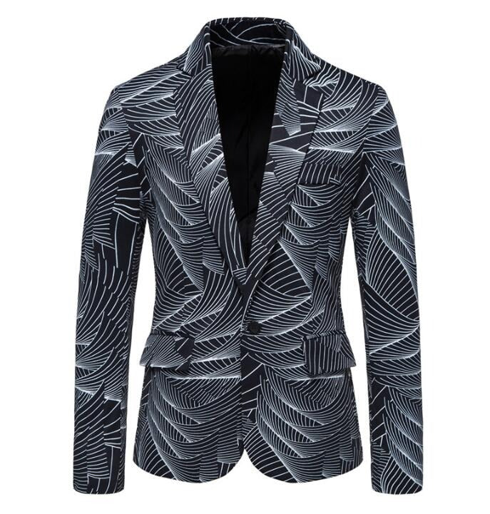 Herren Casual Classic Smart Fit Blazer Jacken Anzug Ein Knopf Leichte Manteljacke | X952