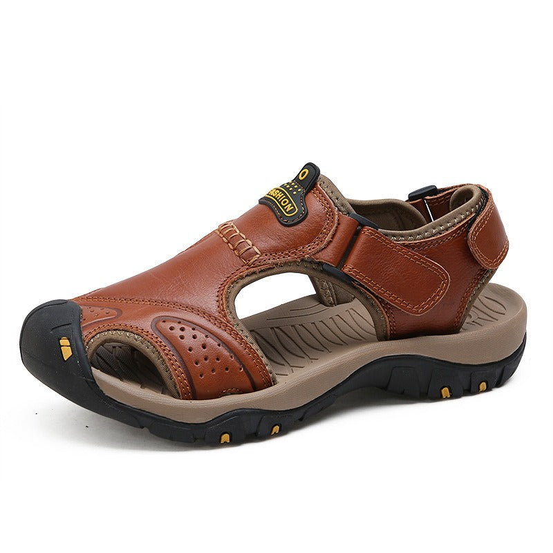 Neuankömmling Echtes Kuhleder Sommer Wandern Strand Wasser Sandalen | 7238