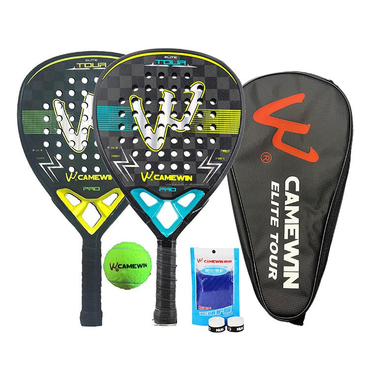 Hochwertige rautenförmige Vollcarbon-Paddelschläger für fortgeschrittene Tennisschläger