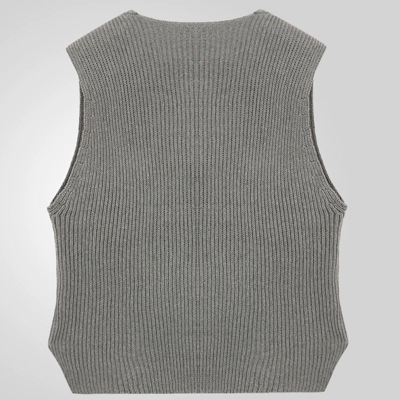 Stilvolle Herren Wollstrickweste Slim Fit Wollweste Perfekt für Herbst & Winter | SY0163