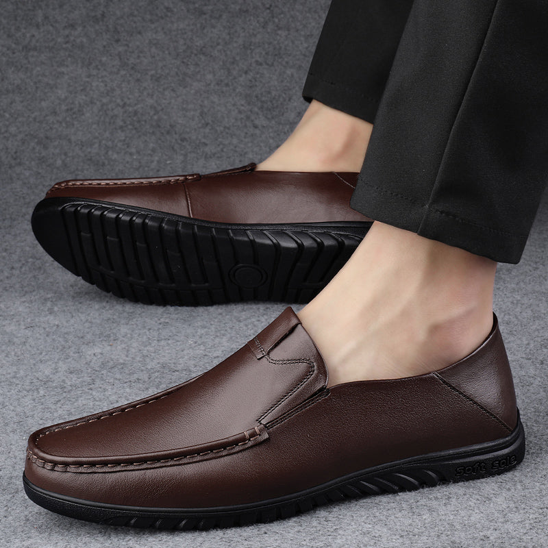 Business Lederschuhe Slip On Loafer Drive Walking Schuhe | B2102