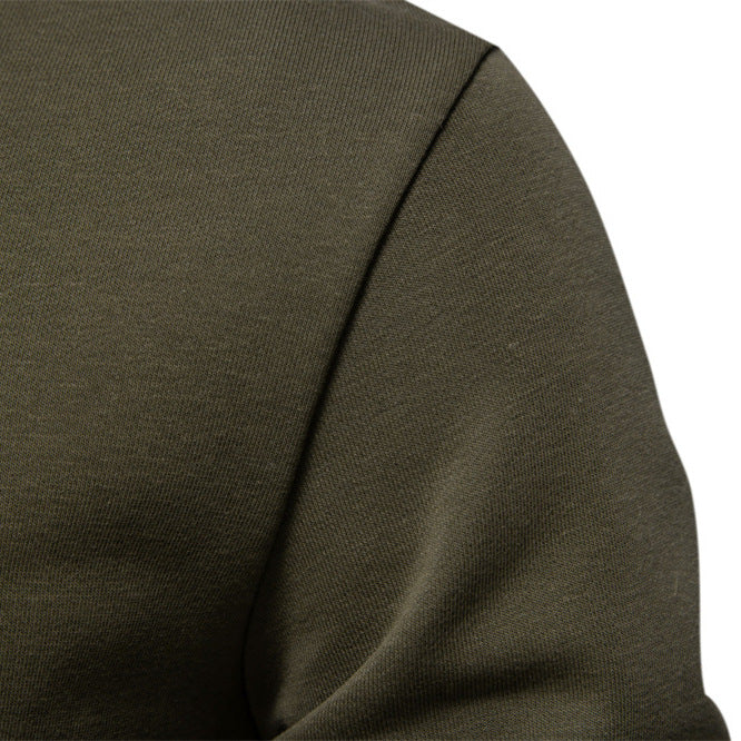 Winterdicker Pullover mit Rundhalsausschnitt, einfarbig, langärmelig, warm, schmaler Pullover | HD156