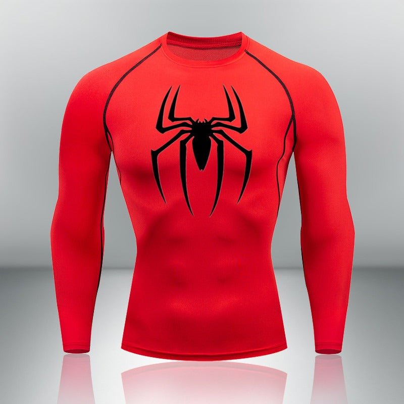 Atmungsaktive, elastische Strumpfhose mit langen Ärmeln, schnelltrocknendes Workout-Fitness-Shirt | Jan-13