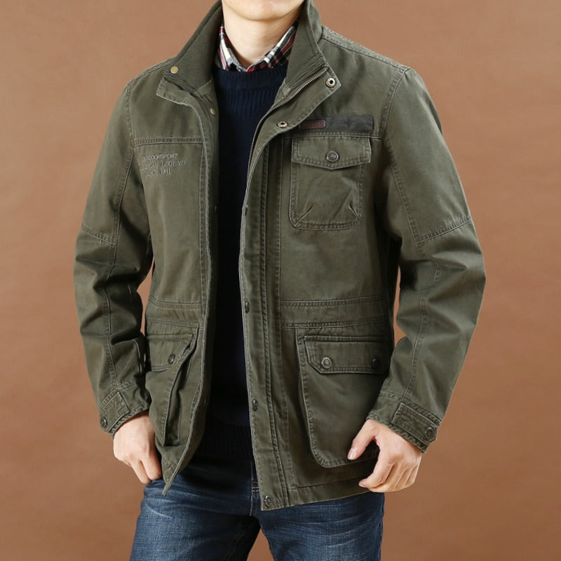 Herren Militärjacke mit mehreren Taschen, lässig, taktische Jacken, männlich, Caquetá Hombre | 9885