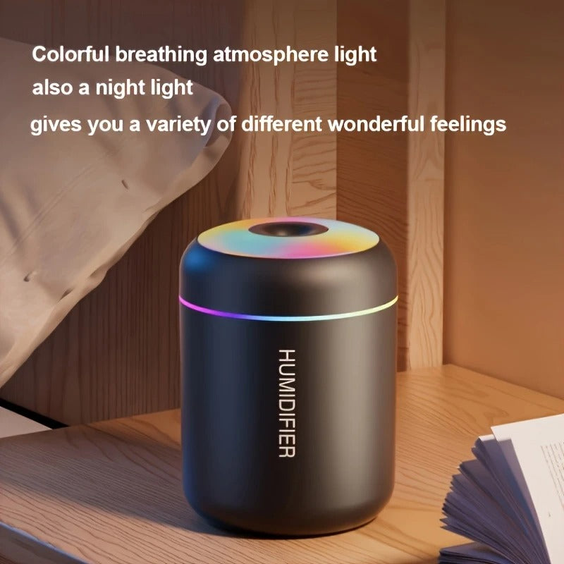 Aromatherapie-Diffusor und Luftbefeuchter mit kühlem Nebel und Nachtlicht – Fördert die Pflanzengesundheit und die Luftqualität, ideal für die Dekoration zu Hause und im Büro | H09