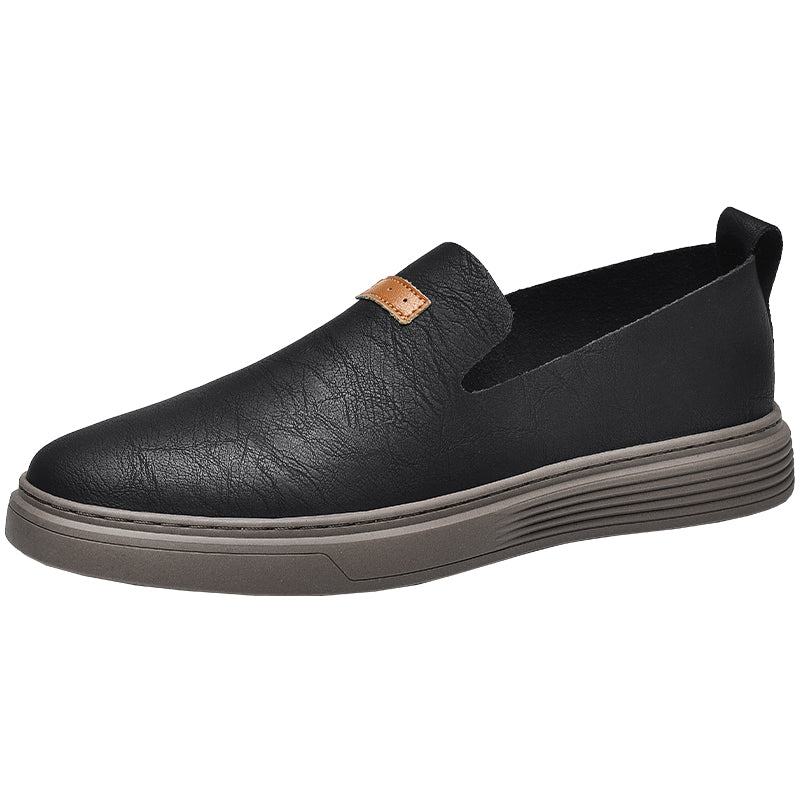 Herrenmode Leder-Fahrerschuhe Freizeitschuhe aus Leder Slipper | 23004