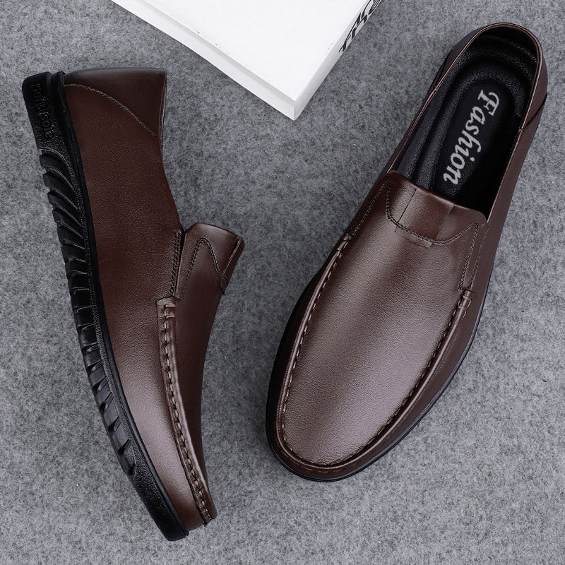 Business Lederschuhe Slip On Loafer Drive Walking Schuhe | B2102