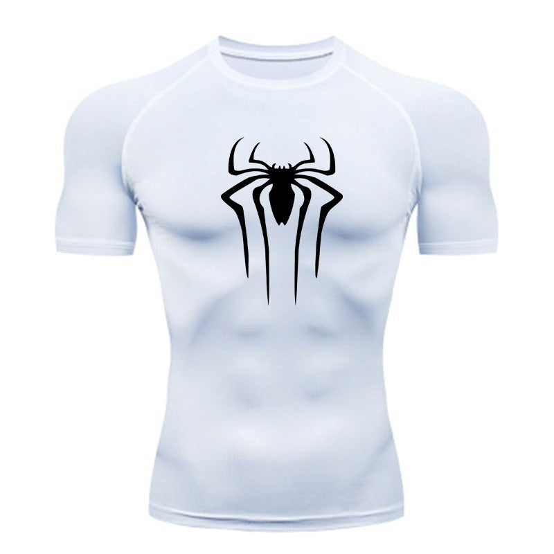 Atmungsaktive, elastische Strumpfhose, kurzärmelig, schnelltrocknend, Sport-Fitness-T-Shirt | 6013