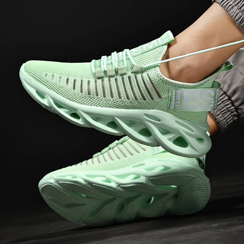Atmungsaktive Strick-Sneaker zum Spazierengehen, leichte Sportschuhe, bequeme Low-Top-Sport-Turnschuhe | G101
