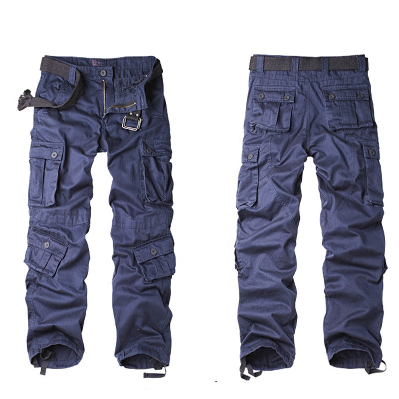 Herrenhose Cargohose Outdoor Multi-Pocket Overalls Hose Übergröße Freizeithose |
