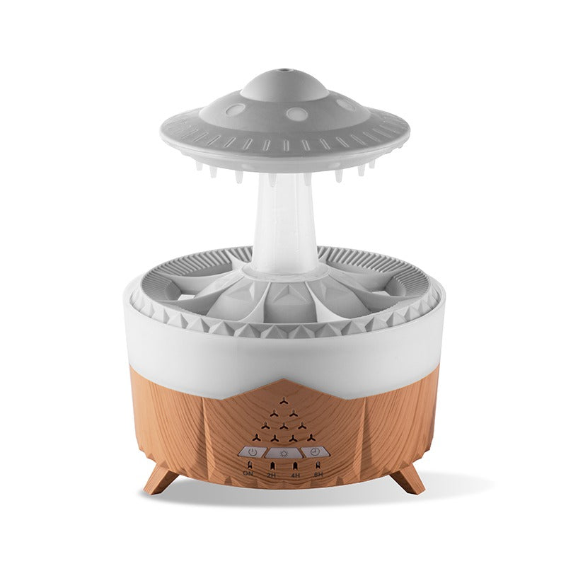 Fernbedienung Regentropfenwolke Luftbefeuchter 7 Farben LED Lampe UFO Aroma Diffusoren | X01