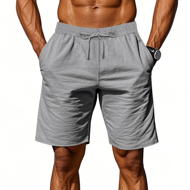 Leichte Strandshorts aus Leinenmischung für Herren – Relaxed Fit 5-Zoll-Freizeitshorts | WW-2