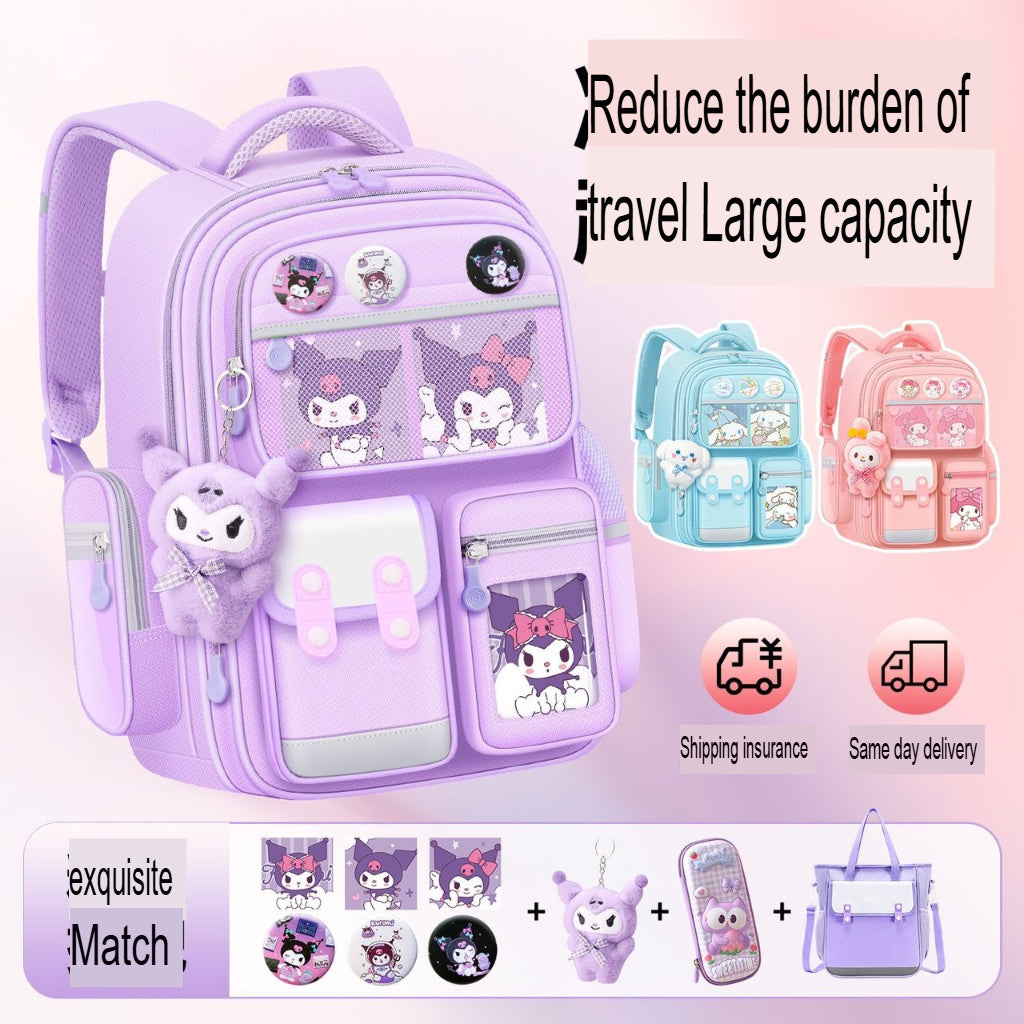 Kulomi Kinder-Schulrucksack – Leichtes, ergonomisches und rückenstützendes Design für Kinder | 1-602