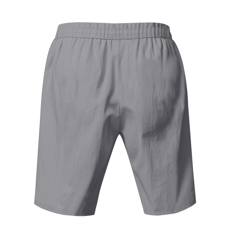 Leichte Strandshorts aus Leinenmischung für Herren – Relaxed Fit 5-Zoll-Freizeitshorts | WW-2