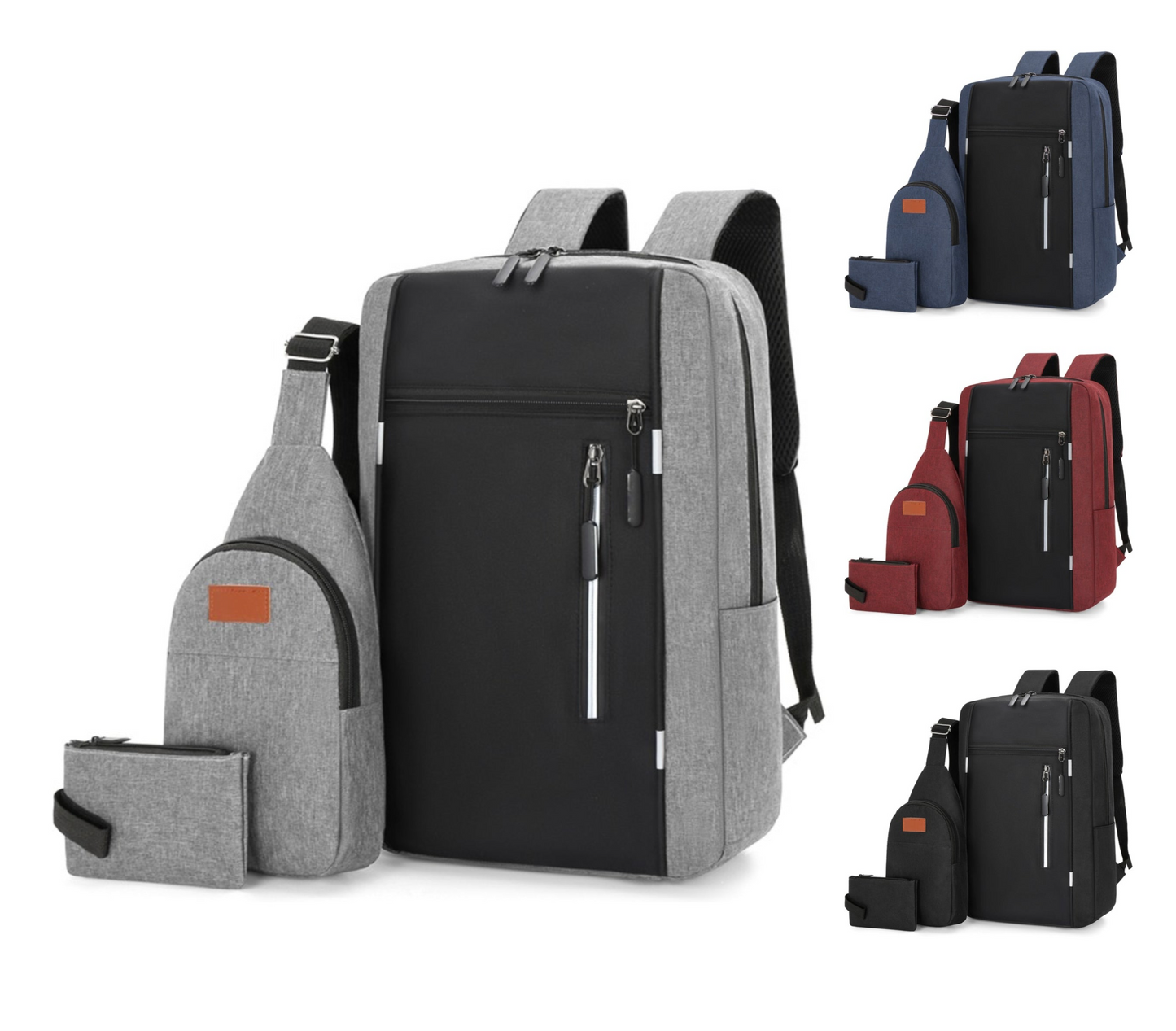 Herren Casual Wasserdicht Schulrucksack Tasche Polyester Laptop Rucksack | 7001
