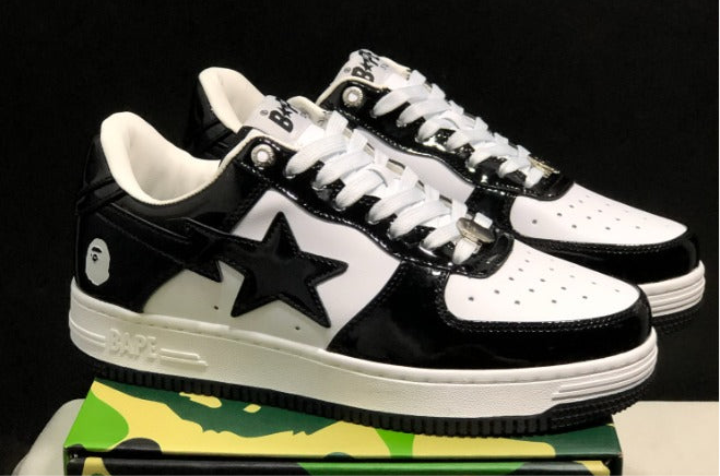 Herren Casual rutschfeste Schuhe Air Force White Board Ape Vibe Street Fashion Turnschuhe Sport Badeschuhe