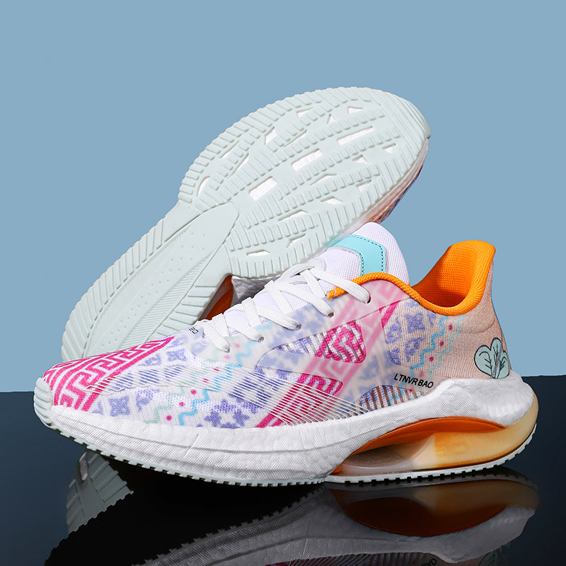 Leichte, dämpfende Sneaker für Herren, Outdoor-Laufsport, elastische Schuhe | W2303