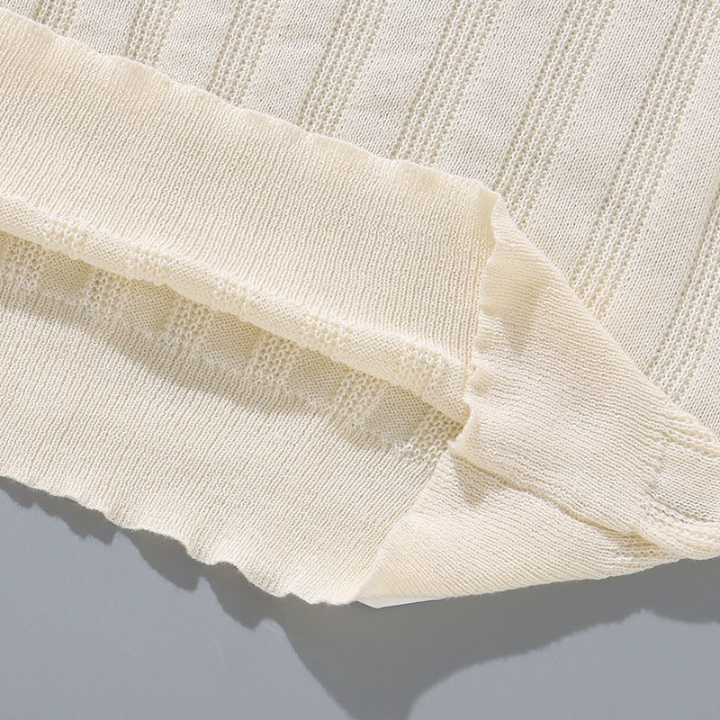 Hochwertiges Sommer-Strick-Kurzarm-Poloshirt für Herren, bequem und atmungsaktiv | POLO1