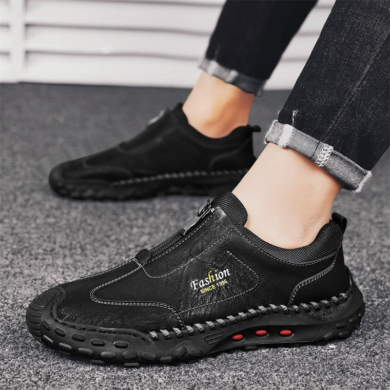 Fahrschuhe Lässige flache Loafer mit handgefertigten Nähten Lässige Wanderschuhe | 9511
